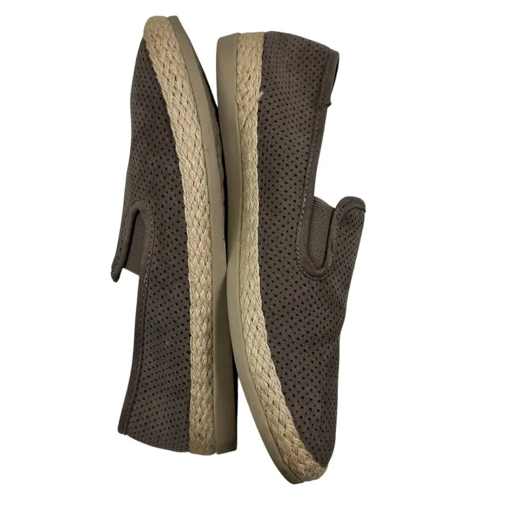 Esprit Nadine Espadrille Perforated Slip-On Shoes Women's Size 9.5